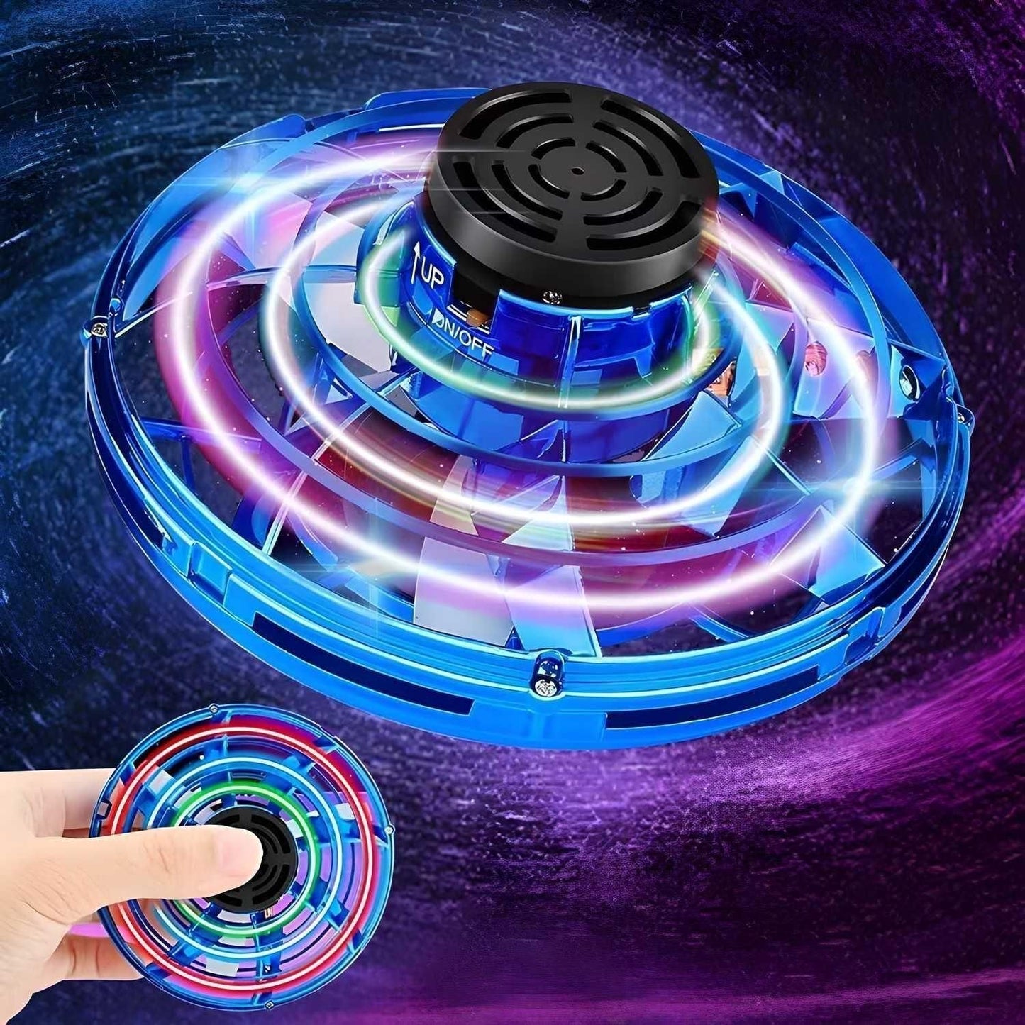 Magic Flying Orb Spinner Outdoor Toy Rechargeable Hover Ball for Kids