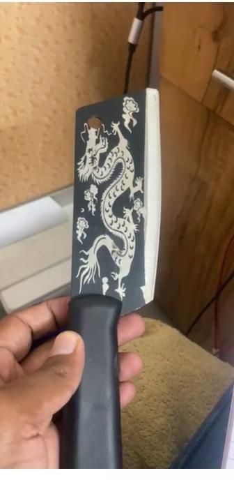 Ultra Sharpe Dragon Chopping Knife Stainless Steel Blade for Effortless Cutting