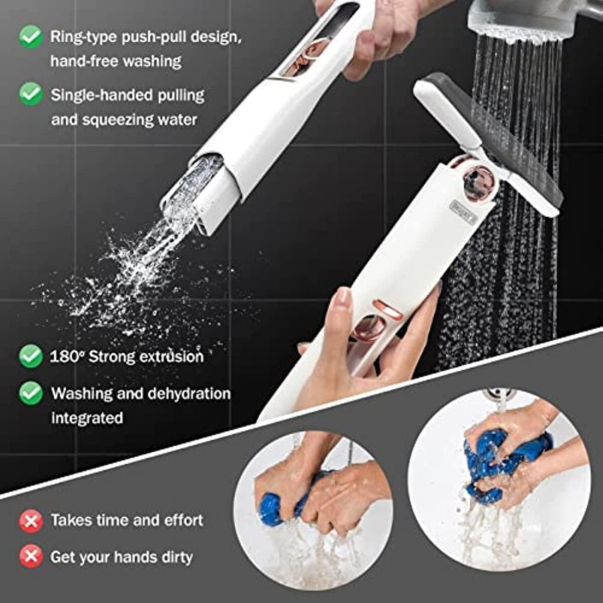 Portable Mini Mop with Bucket Compact Cleaning Tool Set