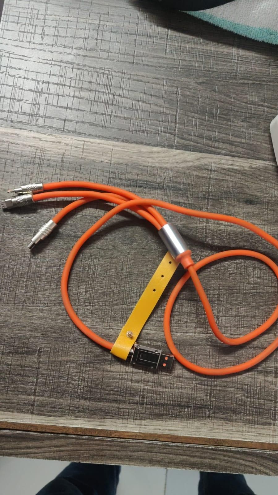4 In 1 Super Elastic Unbreakable Charger Cable