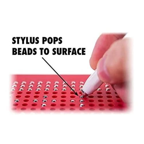 Magnetic Drawing Board for Kids with Stylus and Bead Sketch Panel