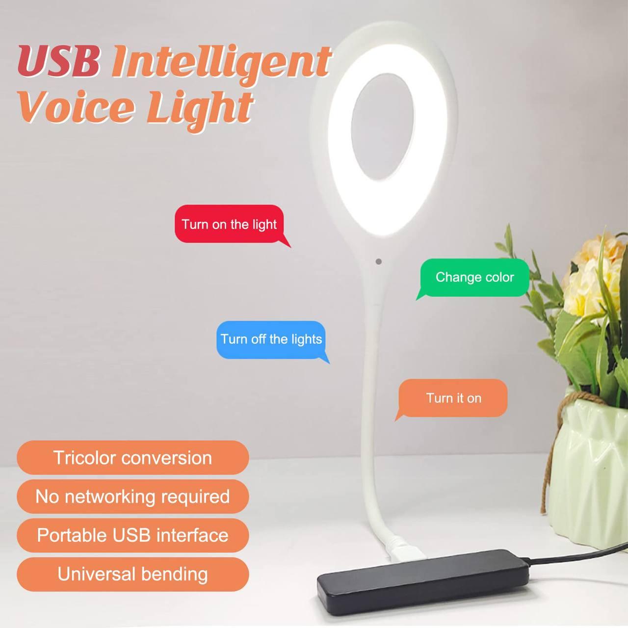 LED Flexible USB Clip-On Desk Reading Lamp with 20 Bright LEDs