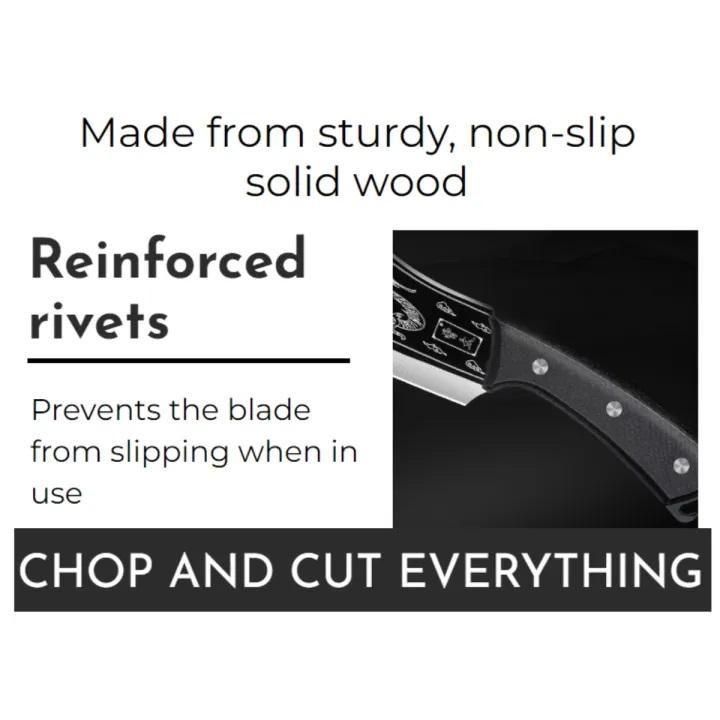Ultra Sharpe Dragon Chopping Knife Stainless Steel Blade for Effortless Cutting