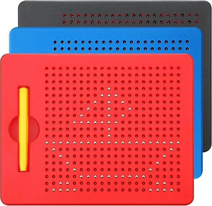 Magnetic Drawing Board for Kids with Stylus and Bead Sketch Panel