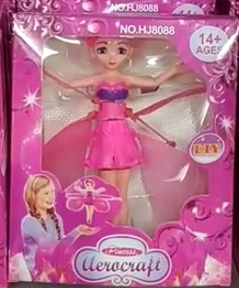 Magic Flying Fairy Princess Doll Flying Toy for Kids with Sensor Control
