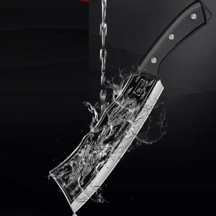 Ultra Sharpe Dragon Chopping Knife Stainless Steel Blade for Effortless Cutting