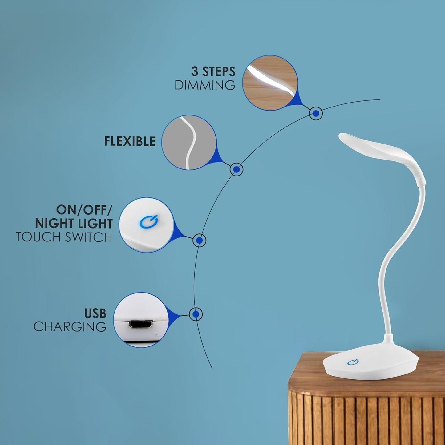 Stylish Battery Operated Table Lamp for Modern Homes