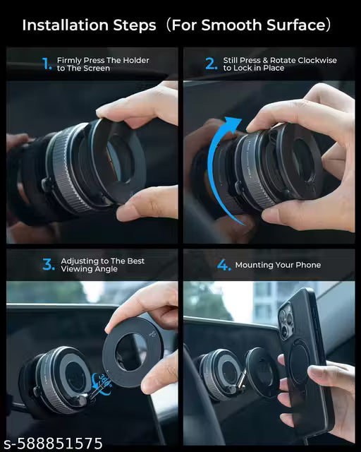 Vacuum Magnetic Phone Holder