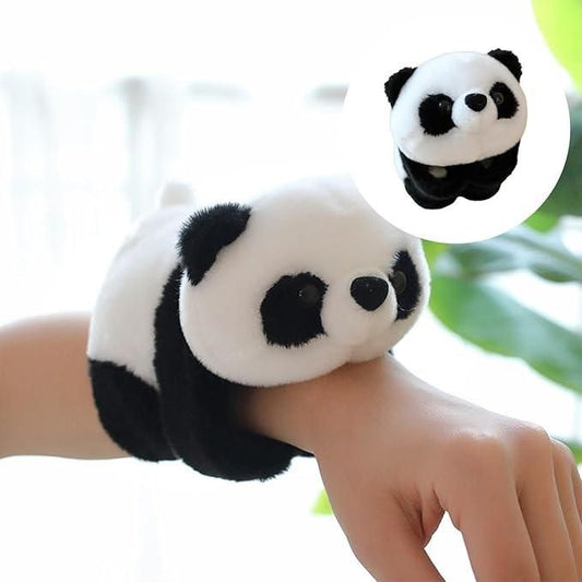 Soft and Ajustable Unisex Stuffed Animal Slap Bracelets Plush Panda