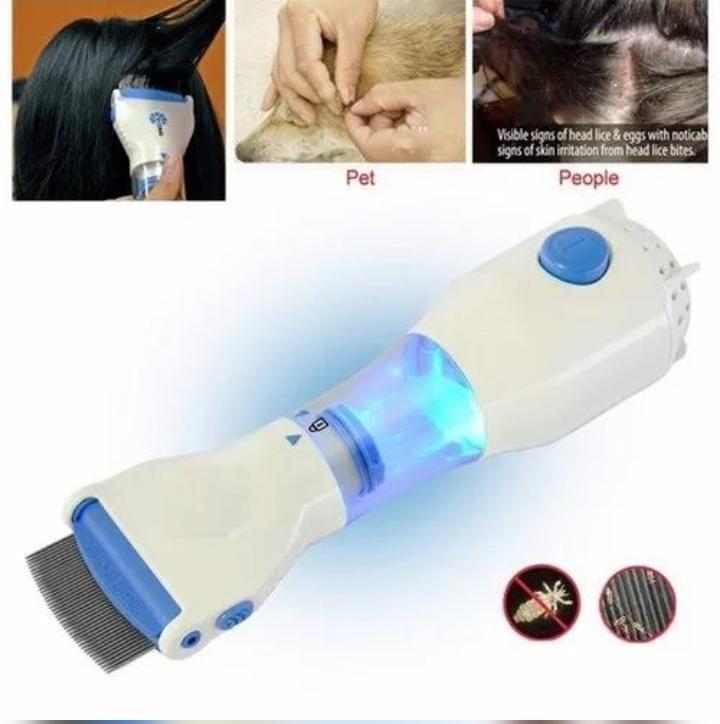 Electric Head Lice Comb for Removing Lice and Eggs from Hair and Scalp