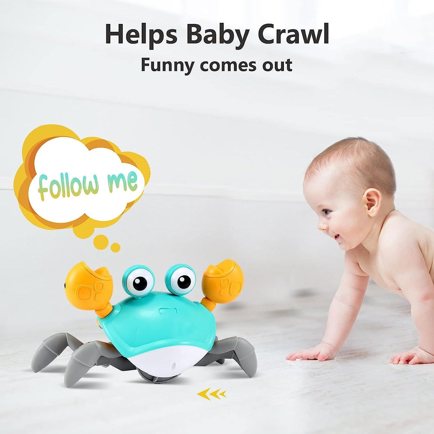 Interactive Crawling Crab Toy for Babies – Smart Motion Baby Toy for Learning & Fun