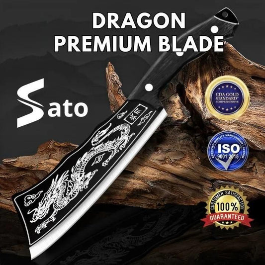 Ultra Sharpe Dragon Chopping Knife Stainless Steel Blade for Effortless Cutting